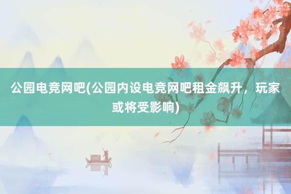 公园电竞网吧(公园内设电竞网吧租金飙升，玩家或将受影响)