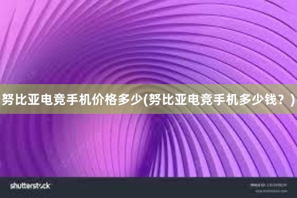 努比亚电竞手机价格多少(努比亚电竞手机多少钱？)