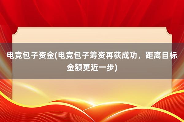 电竞包子资金(电竞包子筹资再获成功，距离目标金额更近一步)