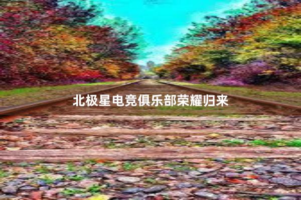 北极星电竞俱乐部荣耀归来