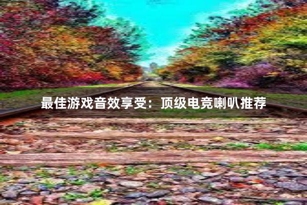 最佳游戏音效享受：顶级电竞喇叭推荐